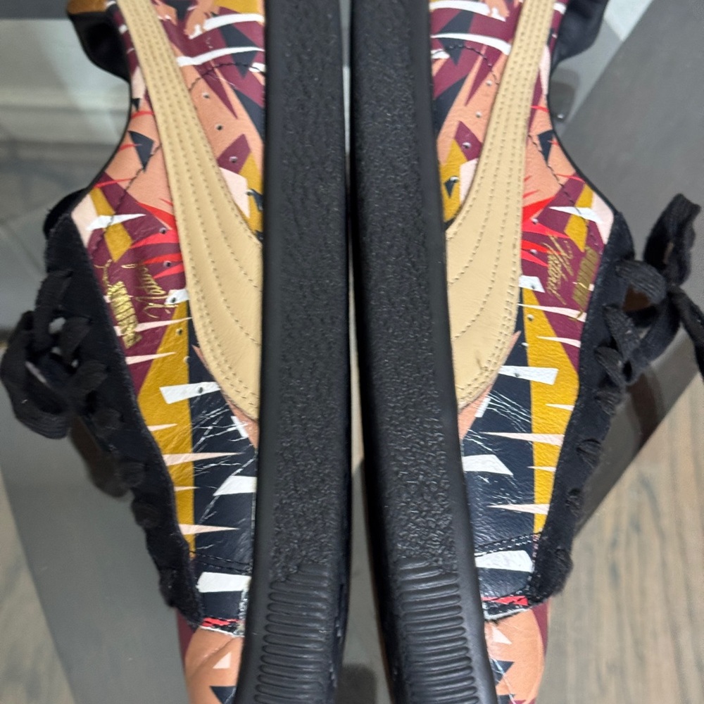 PUMA CLYDE MOON JUNGLE x Natural Multicolor Size 8.5 US Men's Sneakers - Picture 9 of 13
